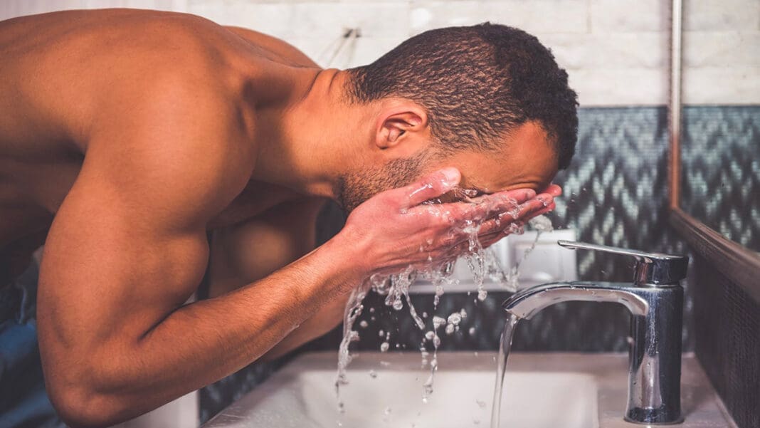 skincare routine for men