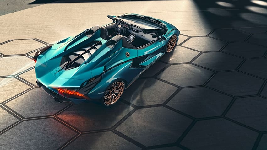 Lamborghini sian roadster