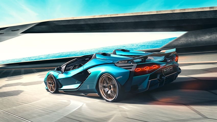 Lamborghini sian roadster