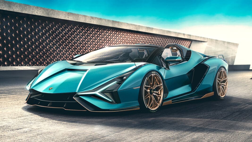 Lamborghini sian roadster