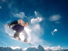snowboarding