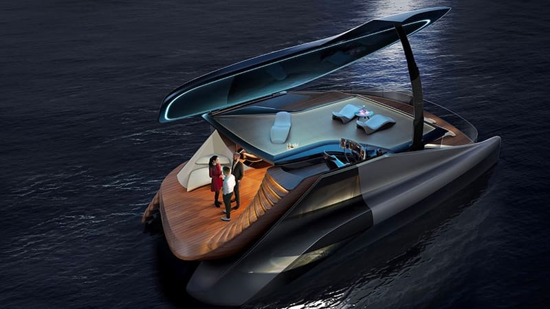 icona design fibonacci electric catamaran